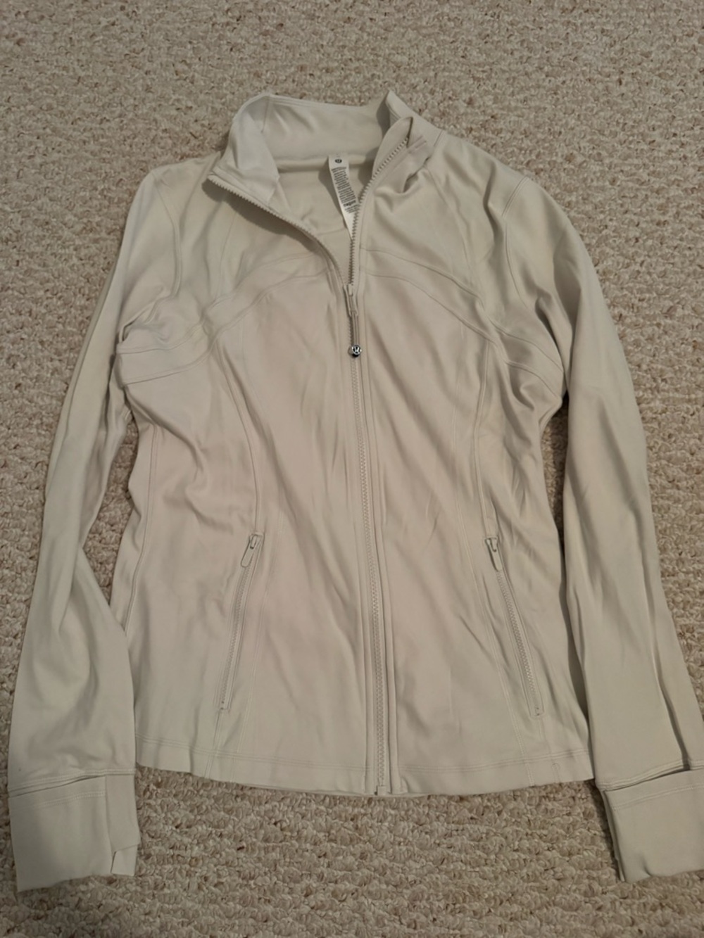 NWT lululemon athletica Define Jacket “Nulu” - Bone - 12